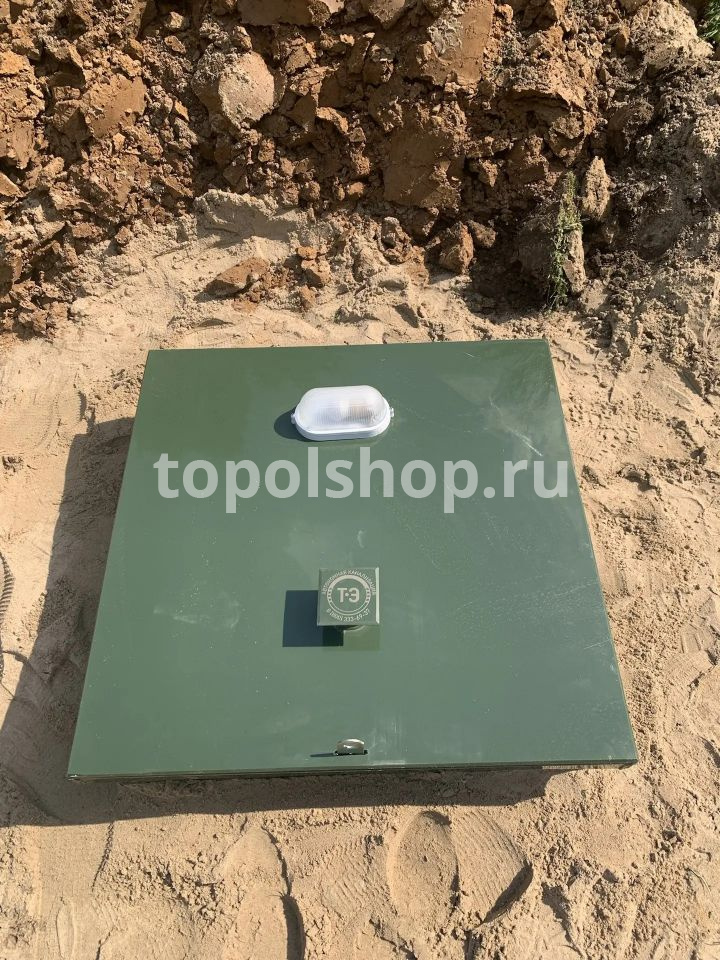 Установили Топас 4 с принудительным отводом очищенных стоков (Московская область, Клинский рн, Фроловское, СНТ Тимирязевец)