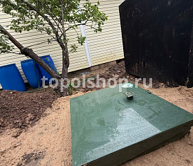 Установка Топас С4 с принудительным сбросом очищенных стоков в ливневку