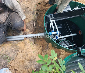 Установка Кит-4-500 с принудительным сбросом очищенных стоков