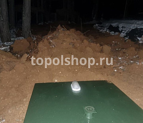 Установили Топас с 5 с принудительным сбросом очищенных стоков (Тульская область, Алексинский р-н, д. Егнышевка)