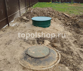 Установка станции КИТ-5П-900 с принудительным отводом